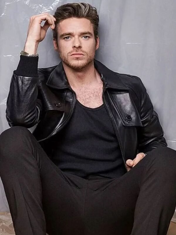 The Eternals Ikaris Black Leather Jacket
