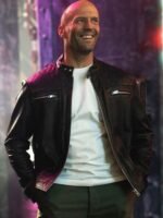 The Expendables 4 2023 Jason Statham Black Jacket