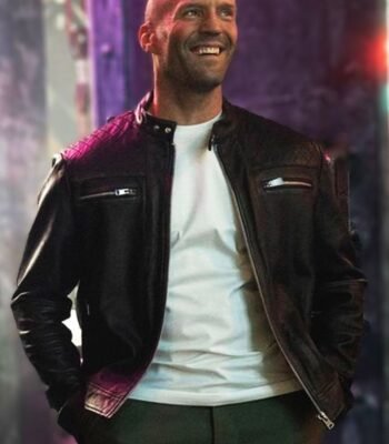 The Expendables 4 2023 Jason Statham Black Jacket