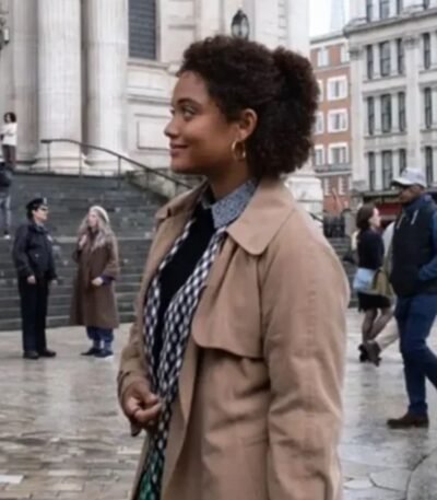 The Flash 2023 Iris West Brown Coat