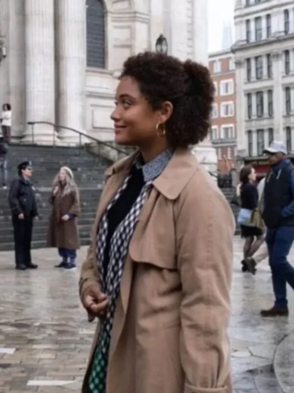 The Flash 2023 Iris West Brown Coat