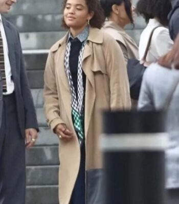 The Flash 2023 Iris West Brown Coat
