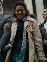 The Flash 2023 Iris West Brown Coat