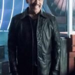 The Flash Breacher Black Leather Coat