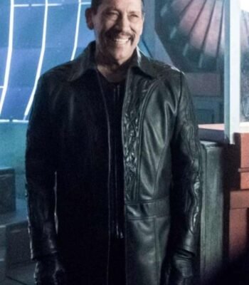 The Flash Breacher Black Leather Coat