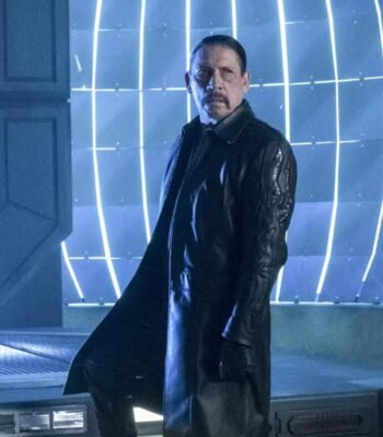 The Flash Breacher Black Leather Coat