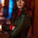 The Flash Natalie Dreyfuss Black Leather Jacket