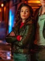 The Flash Natalie Dreyfuss Black Leather Jacket