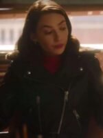 The Flash Natalie Dreyfuss Black Leather Jacket