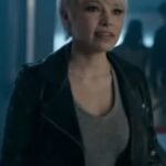The Flash S09 Jessica Parker Kennedy Star Leather Jacket