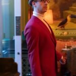 The Gentlemen Matthew Red Partywear Notch Collar Suit