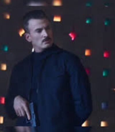 The Gray Man Chris Evans Black Jacket