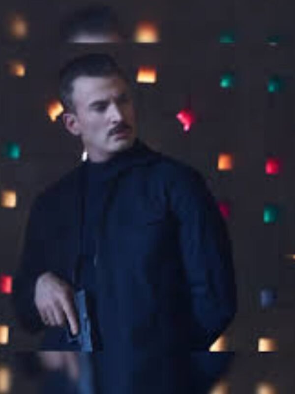 The Gray Man Chris Evans Black Jacket