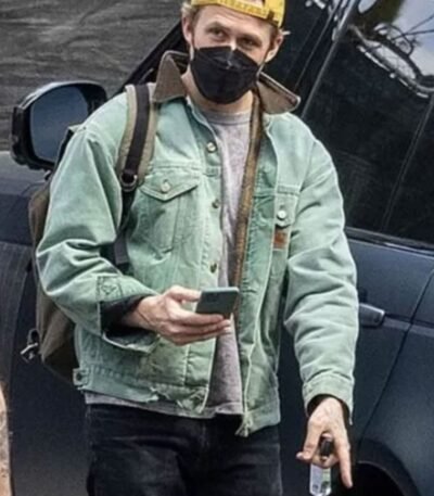 The Gray Man Ryan Gosling Green Denim Trucker Jacket