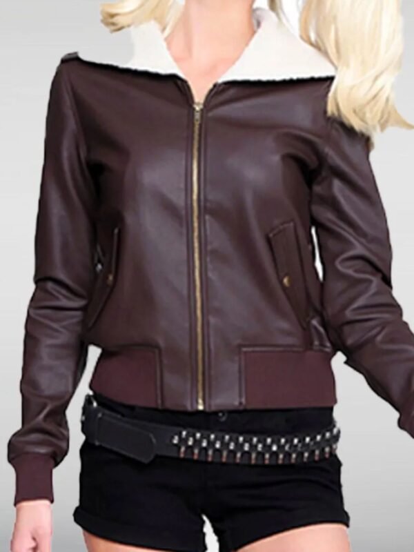 The Harley Quinn Bombshell Leather Jacket
