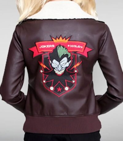 The Harley Quinn Bombshell Leather Jacket