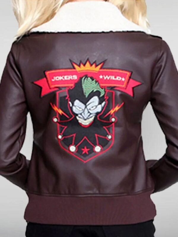 The Harley Quinn Bombshell Leather Jacket