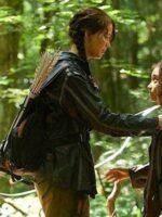 The Hunger Games Jennifer Lawrence Black Hooded Jacket