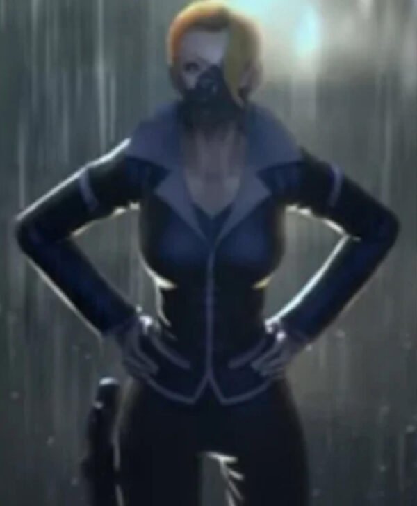The King of Fighters Destiny Mature Black Leather Jacket
