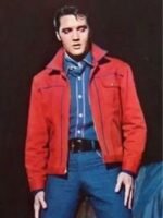 The King of Rock Elvis Presley Red Jacket