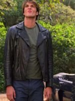 The Kissing Booth 3 Jacob Elordi Biker Leather Jacket