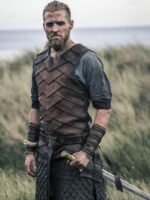 The Last Kingdom Ragnar Leather Brown Vest
