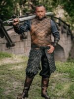 The Last Kingdom Ragnar Leather Brown Vest