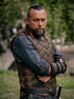 The Last Kingdom Ragnar Leather Brown Vest