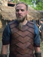 The Last Kingdom Ragnar Leather Brown Vest