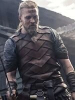 The Last Kingdom Ragnar Leather Brown Vest