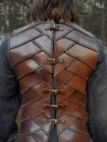 The Last Kingdom Ragnar Leather Brown Vest
