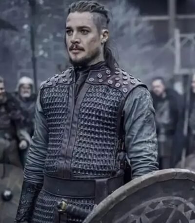 The Last Kingdom S03 Uhtred Black Leather Vest