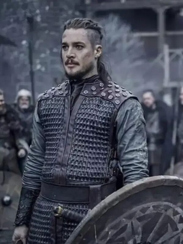 The Last Kingdom S03 Uhtred Black Leather Vest