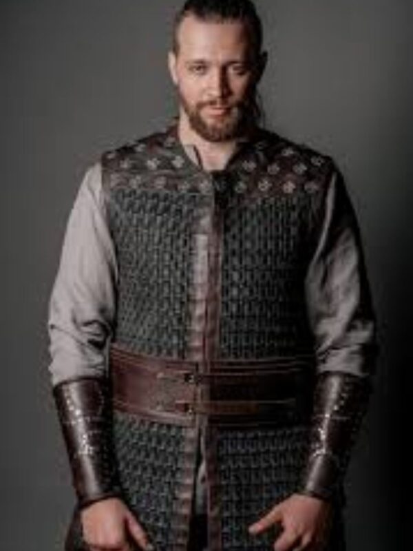 The Last Kingdom S03 Uhtred Black Leather Vest