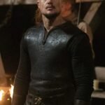 The Last Kingdom Uhtred Black Leather Vest