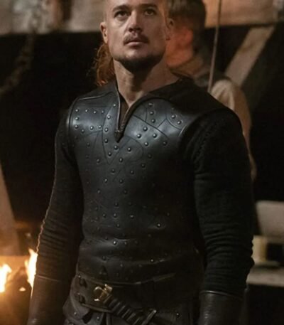The Last Kingdom Uhtred Black Leather Vest