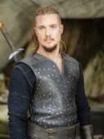 The Last Kingdom Uhtred Black Leather Vest