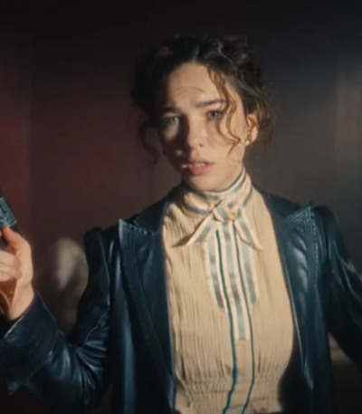 The Law According to Lidia Poet Leather Coat