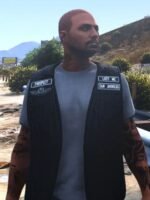 The Lost MC GTA 5 Black Leather Vest