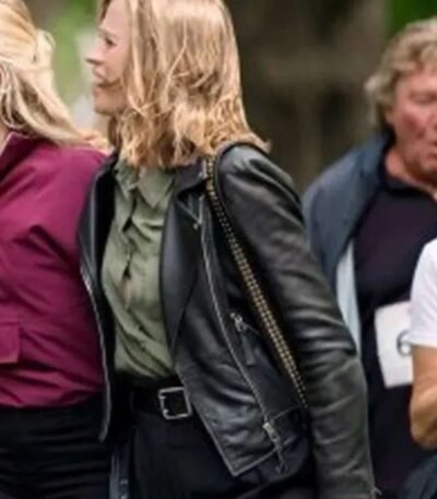 The Love Club 2023 Tara Black Leather Jacket