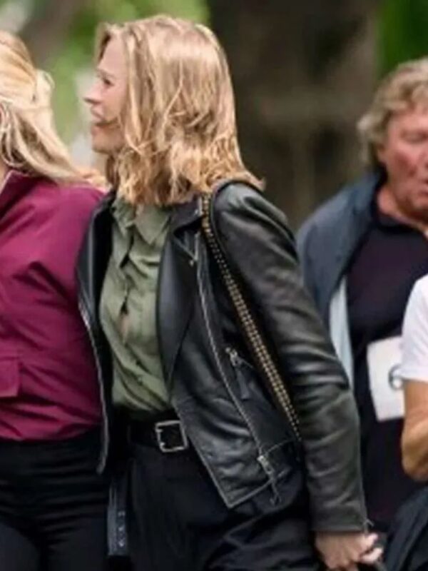 The Love Club 2023 Tara Black Leather Jacket