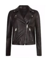 The Love Club 2023 Tara Black Leather Jacket