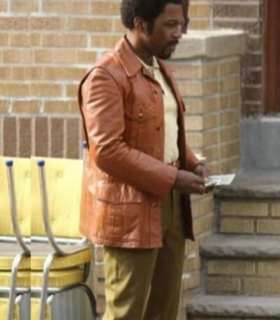 The Many Saints of Newark Harold McBrayer Brown Leather Jacket