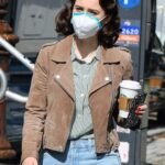 The Marvelous Mrs. Maisel Rachel Brosnahan S04 Brown Jacket