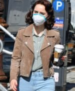 The Marvelous Mrs. Maisel Rachel Brosnahan S04 Brown Jacket