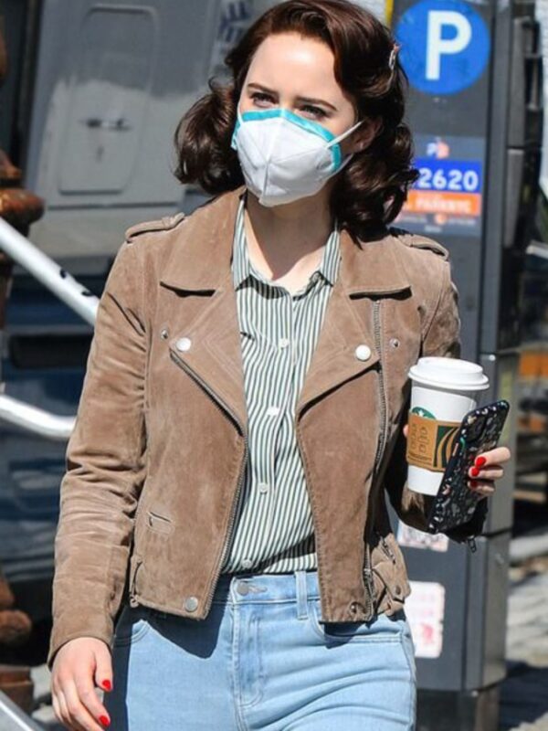 The Marvelous Mrs. Maisel Rachel Brosnahan S04 Brown Jacket