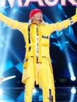 The Masked Singer Banana Yellow PU Leather Jacket