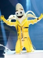 The Masked Singer Banana Yellow PU Leather Jacket