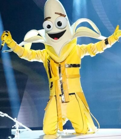The Masked Singer Banana Yellow PU Leather Jacket