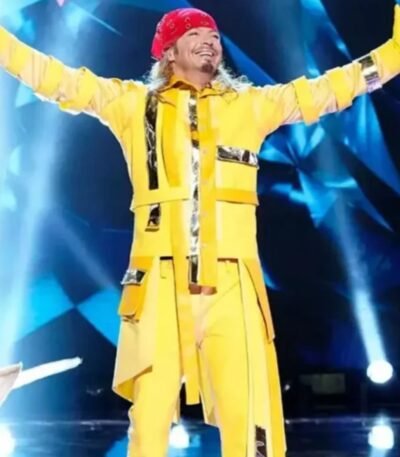 The Masked Singer Banana Yellow PU Leather Jacket